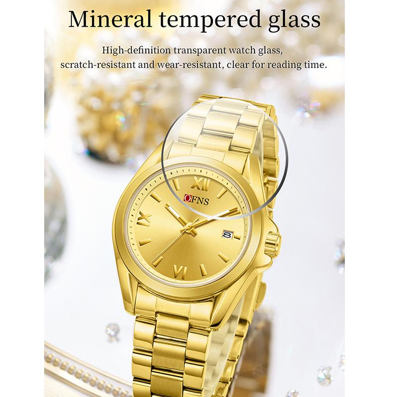 Famale Women Men Watches Luxury Fashion Ladies Quartz Watch 41mm Waterproof Stainless Steel Wristwatch Girlfriend Couple Gift