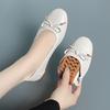 Fashion AIYUQI Women Summer Shoes 2025 Spring New Genuine Leather Flat Casual Shoes Women Round Toe Large Size Cutout Mom Shoes Women