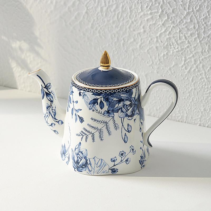 Simple Coffee Cup Ceramic Mug and Teapot Creative Office Afternoon Tea Latte Milk Coffee Cup Set British Home Beverage Gift