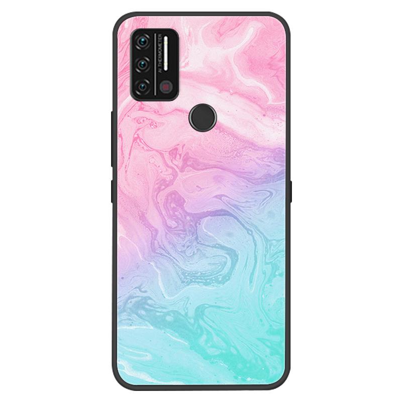 Custodia Per Umidigi A7 A9 Pro Custodie Morbido Silicone Protezione Stampa Coperture Nere per Umidigi A9 A7 Pro Funda Coque A9Pro A 9 Capa