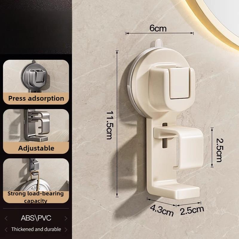 1pc Suction Cup Hooks Waterproof No Hole Punch Reusable Wall Mounted Strong Hook Home Kitchen Bathroom Organization Supply