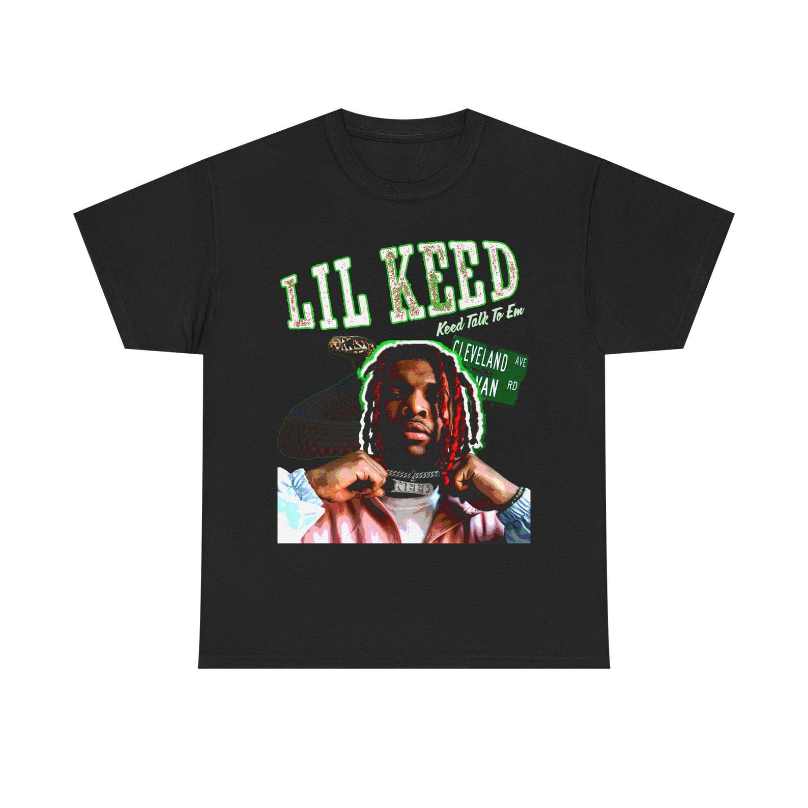 Lil Keed T-Shirt: Atlanta Hip Hop Music Fan Tee XL