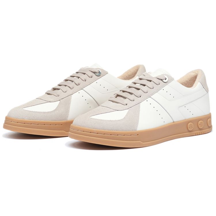 Li-Ning 1990 Classic Thick Casual Low-Top Sneakers Men sneakers Off-White Gray ALHS033-1
