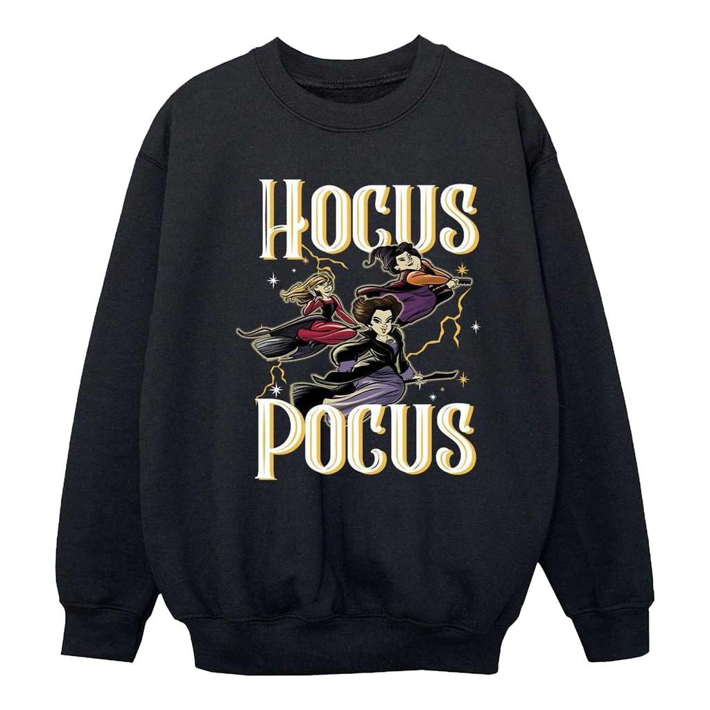 Hocus Pocus Girls Flying Sweatshirt