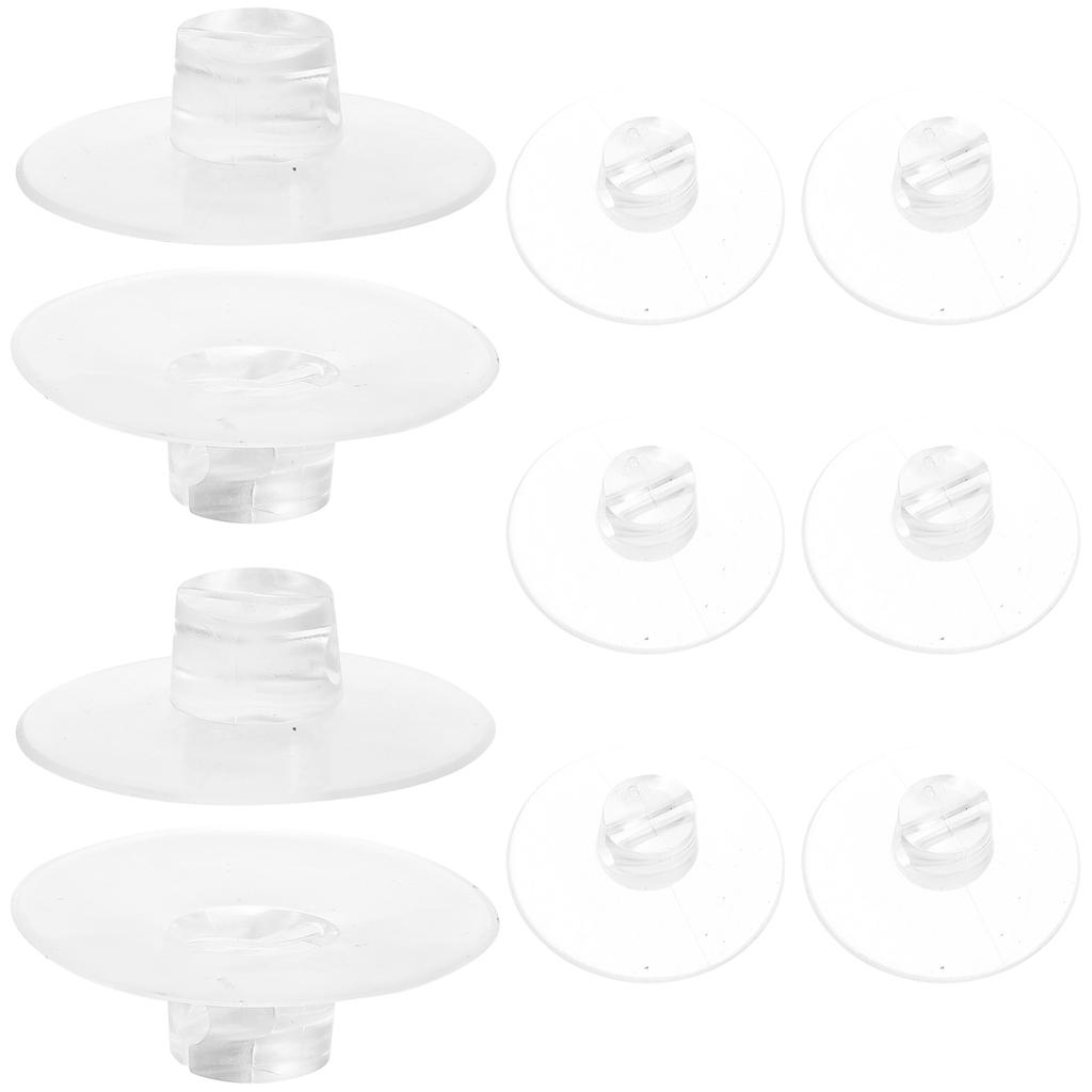 12 Stück Kabelclips zur Befestigung von Saugnapfklemmen, Lichthalter für Fenster, Kabel-Organizer, Lichterketten, Glasdraht