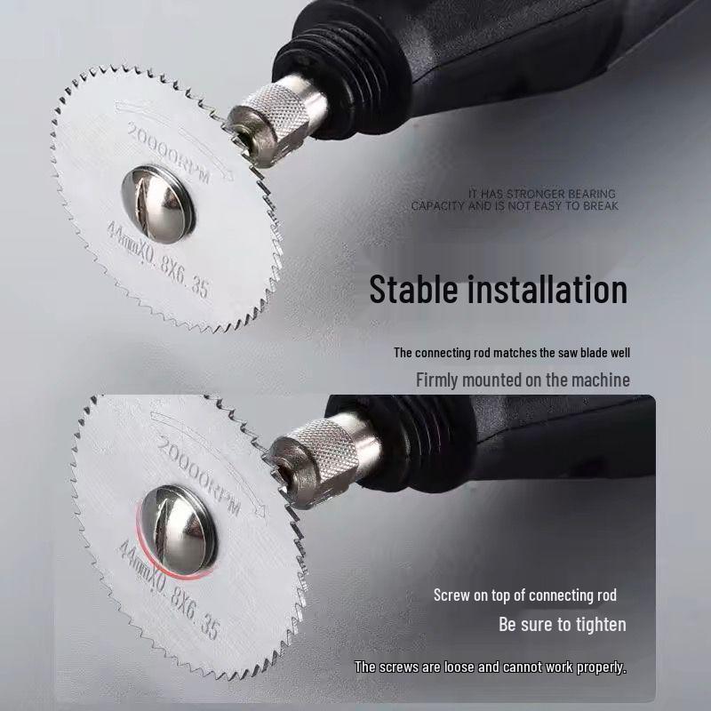 High-Speed Steel Mini Saw Blade Set: Ultra-Thin Circular Cutting Discs for Wood, Aluminum, Metal, and Electric Drills