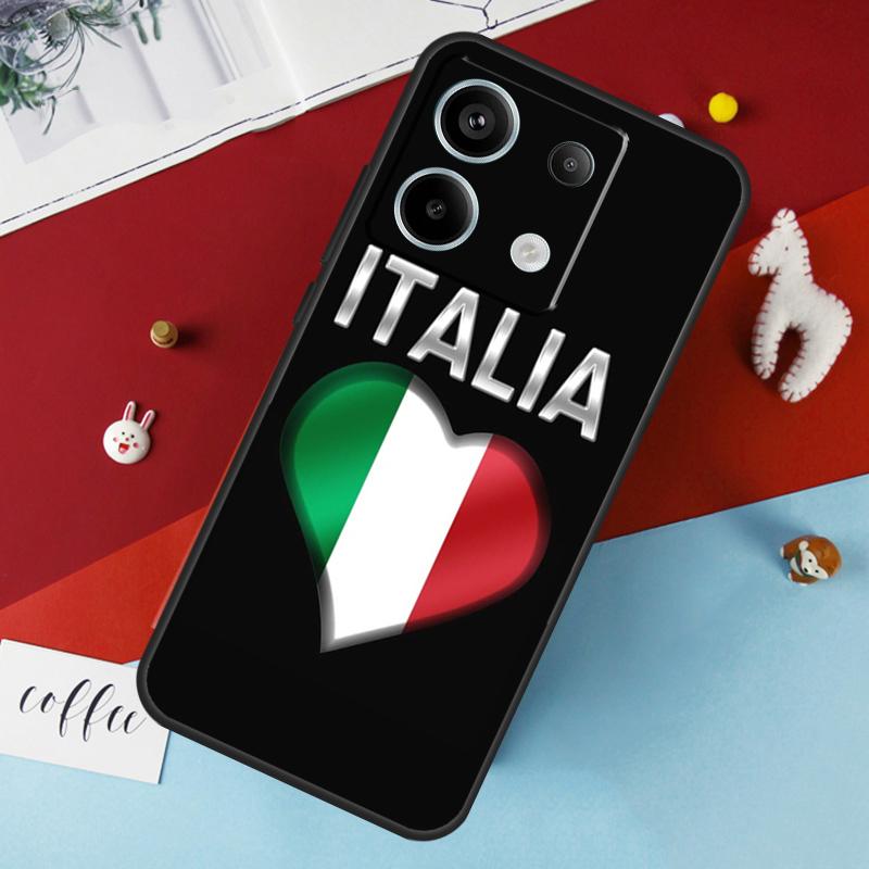Italy Flag Case for Xiaomi Redmi Note 13 12 10 8 9 11 Pro 12S 10S 11S Redmi 13C 10A 10C 9C 12C Cover