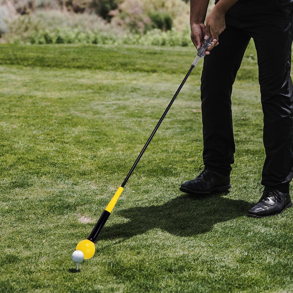 Golf Practice Tool Swing Comfortable Grip Portable Non-Slip Stick for Golfers