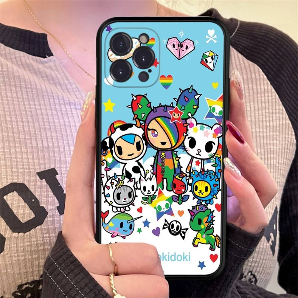 

Japan Tokidoki Anime Phone Case For IPhone 14 Plus 13 Mini 11 16 15 17 Pro Max Protection Shockproof iPhone 11