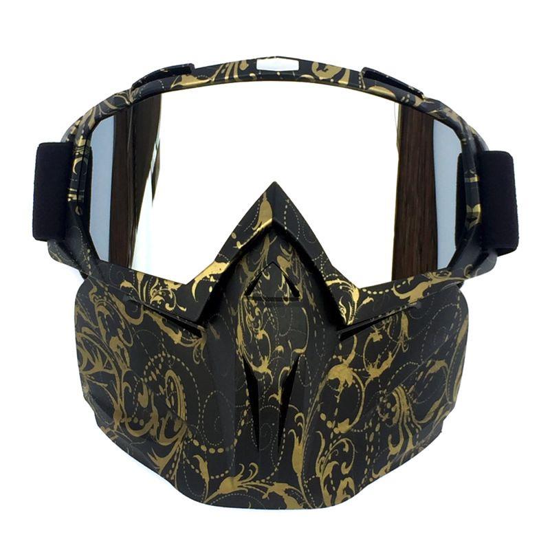 Lightweight High-strength Winter Snow Sports Ski Snowboard Snowmobile Face Mask Shield Goggles Glasses