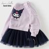 DaveBella Kuromi Collaboration Girls' A-Line Dress