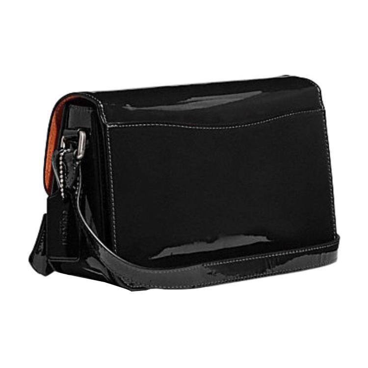 New COACH Studio Cow Leather Small Square Bag, Crossbody Bag, Shoulder Bag Women's Black CE723-LHBLK