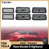 Para 2024 Model 3 Highland Sob o assento traseiro Air Vent Protect Cover Anti-bloqueio Backseat Outlet Grille Protector Accessorie