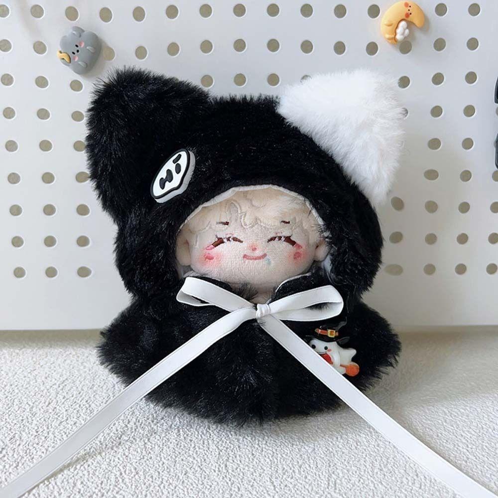 Plüschumhang 10cm Baumwollpuppenkleidung Anziehpuppe Niedlich 20cm Puppenkleidung Outfit Blaues Anzugpuppenkleidungsset Puppenzubehör