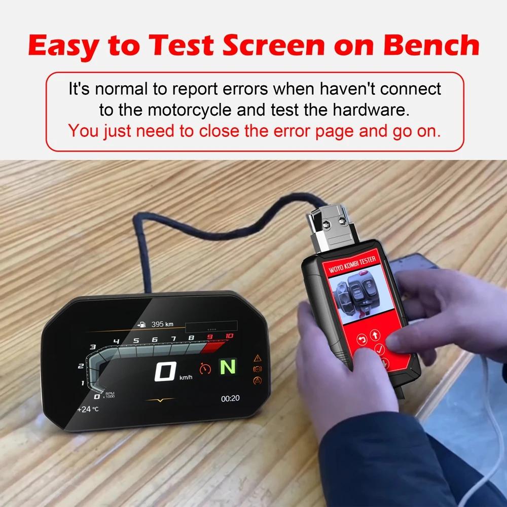 MOTO002 For BMW KOMBI Tester ECU Module Diagnostic Tool Display Screen Tester