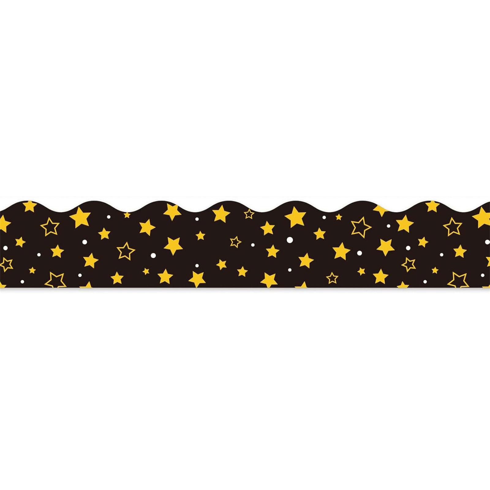 

18M Наклейки на стену Универсальные бордюры для доски объявлений с фестончатым краем Опционально для веселого украшения школ и офисов D