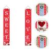 Wedding Signs Valentine's Day Curtain Home Decor Cloth Couplet Creative Door Pendant