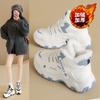 High Top Velvet Dad Shoes for Women In Winter 2025  New Thick and Warm Cotton Shoes Height Increasing Sports Shoes