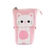 Retractable Pencil Case Kawaii Diy Printed Pen Case Large Capacity Pen Holder Stationery Storage Pencil Bag