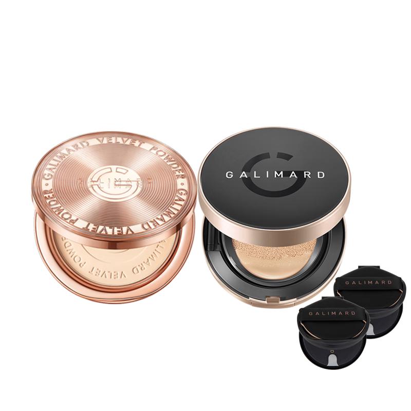 Jialima Gold Coin 2.0 Pressed Powder & Cushion Foundation Set
