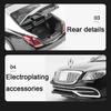 1/32 Benz Maybach S650 Car Model Toy Alloy Diecast Limousine Simulation Vehicles Sound Light Rubber Tire Toys Birthday Gifts for Boys