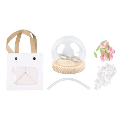 Tulpe Nachtlicht LED Handgefertigt Mini Simulationsblume Atmosphäre Dekoration Schlafende Tischlampe