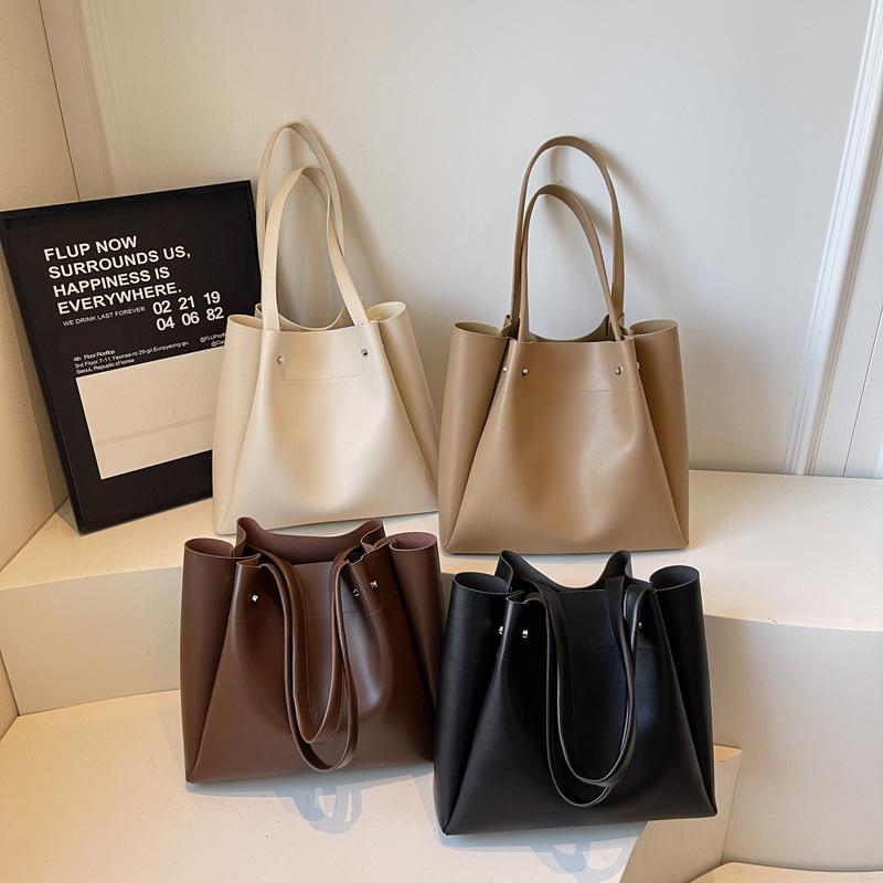 Large-capacity Bag, Commuter Tote Bag, Single-shoulder Bag, High-end, Simple and Fashionable Underarm Bag