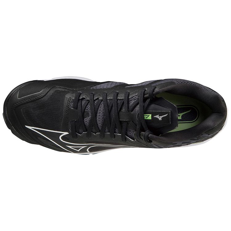 Mizuno Buty do siatkówki Wave Lightning Z7 Mid Buty unisex Czarne V1GA225001