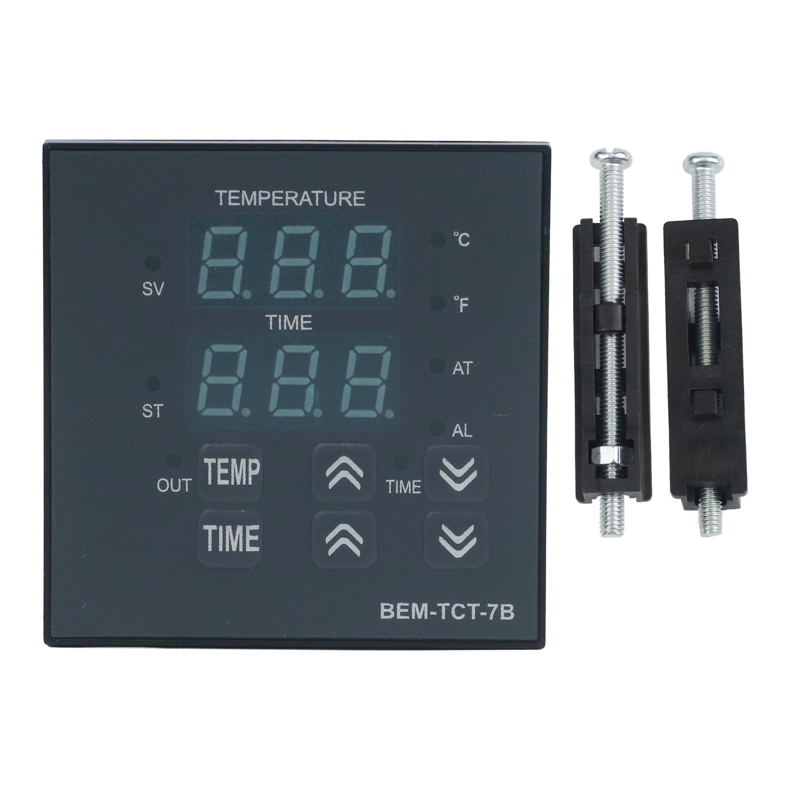 

For Safe Operation Digital Thermostat Hot Stamping Equipment Digital Thermostat Controller 68*68mm Opening Size