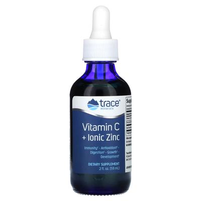 Trace, Vitamin C + ionisches Zink, 2 fl oz (59 ml)