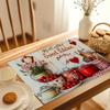 4pcs Rectangular Placemats- Thin- Early Summer Sweet Kitchen Element Placemats, Vibrant, Heat-Resistant and Easy to Clean, 12x18 Inches