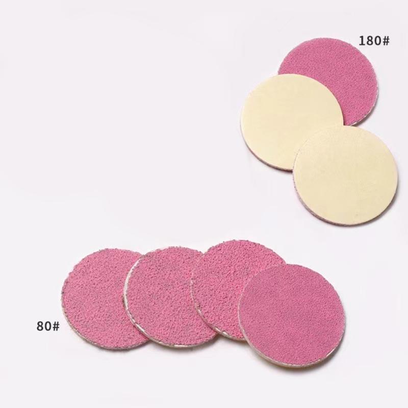 50x Foot File Disc Callus Disks Replaceable Sandpaper Discs Self-adhesive Sandpaper Disk Pads Remover Tool for Men Women