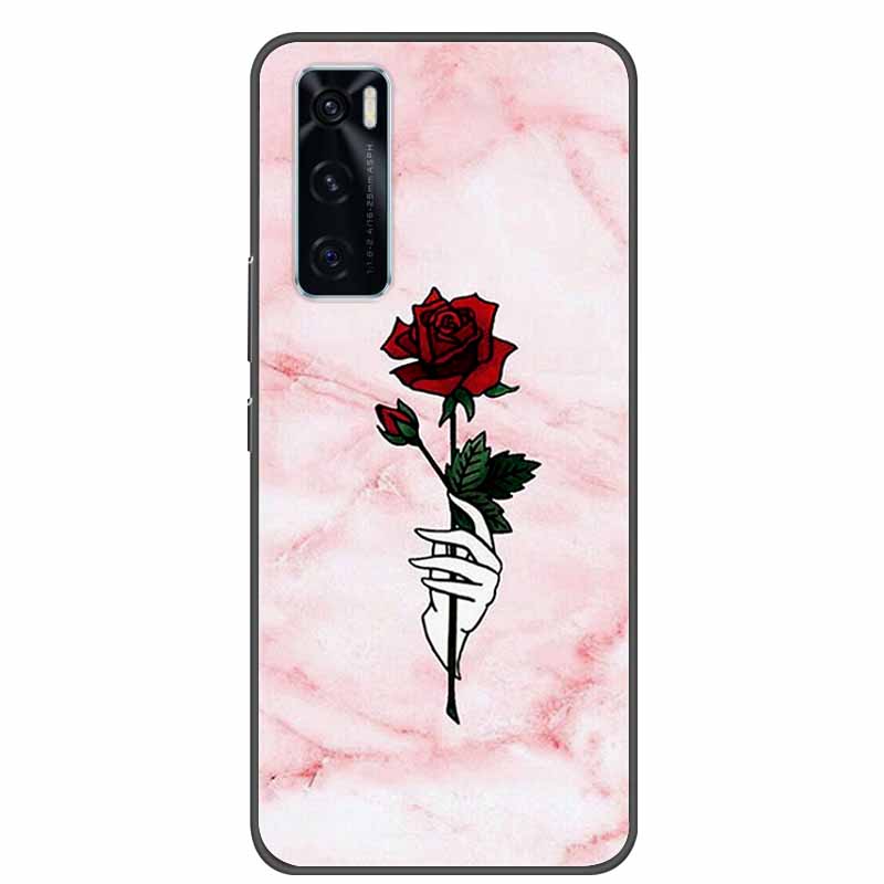For Vivo V20 SE Case Marble Silicone Soft TPU Bumper Cover Coque For Vivo V20 SE Back Cover Cases for VivoV20 SE V20SE V 20 SE