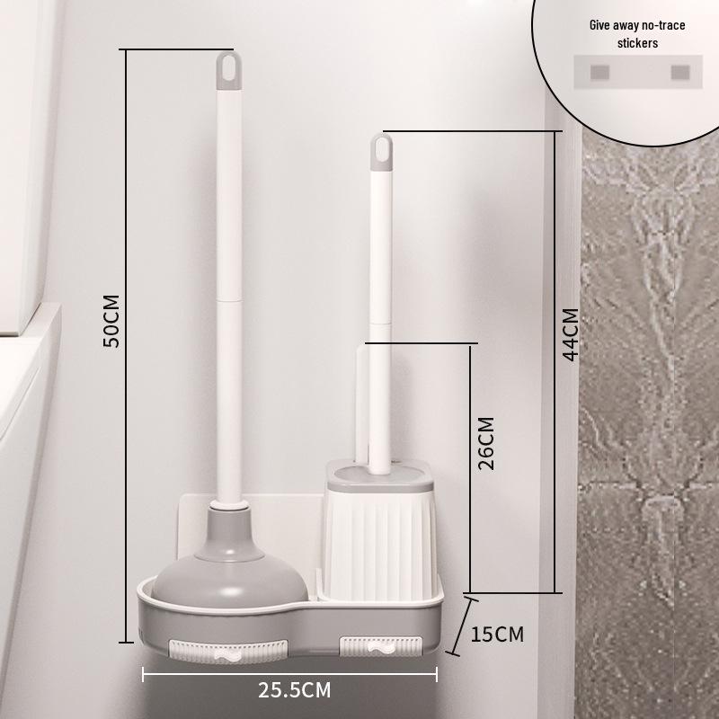 

Комбинация туалетной щетки и вантуза: Настенный набор для уборки ванной комнаты