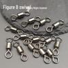 Anti-Rust 8-Character Ring Swivel for Sea Fishing - High Tensile Strength Fishing Gear Accessory
