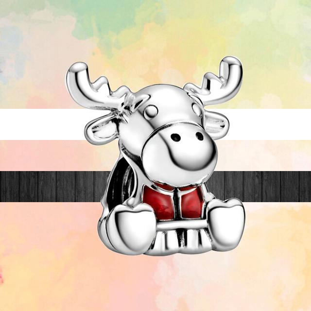 Neue Tier Stil Glückliche Katze Hund Panda Bär Löwe Schlange Kaninchen DIY Perlen Fit Original Mode Charms Silber Farbe Armbänder schmuck