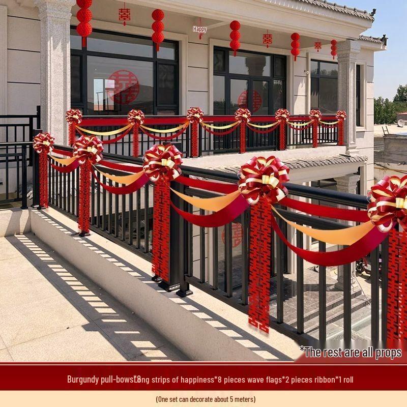 

Rustic Wedding Balcony & Stair Decorations Set