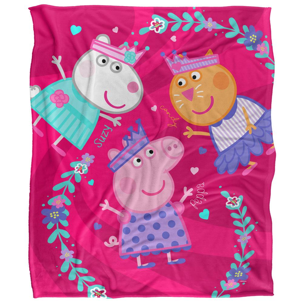 Peppa Pig Peppa, Suzy, Candy Friends Blanket