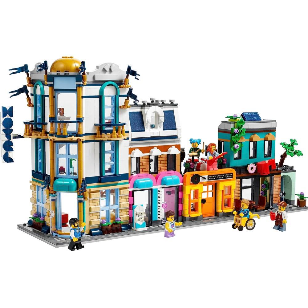 LEGO Creator Downtown Building Blocks Toy 31141 City Building Gift for Kids 9-11 Boys and Girls Christmas Birthday