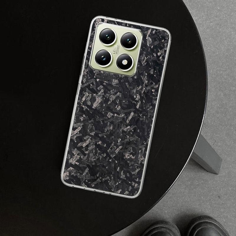 Forged Carbon Pattern Phone Case Cover for Xiaomi Redmi Note 15 14 13 12 11 Pro Plus 14S 12S 11S 11T 11E 10S 10 Customized Funda