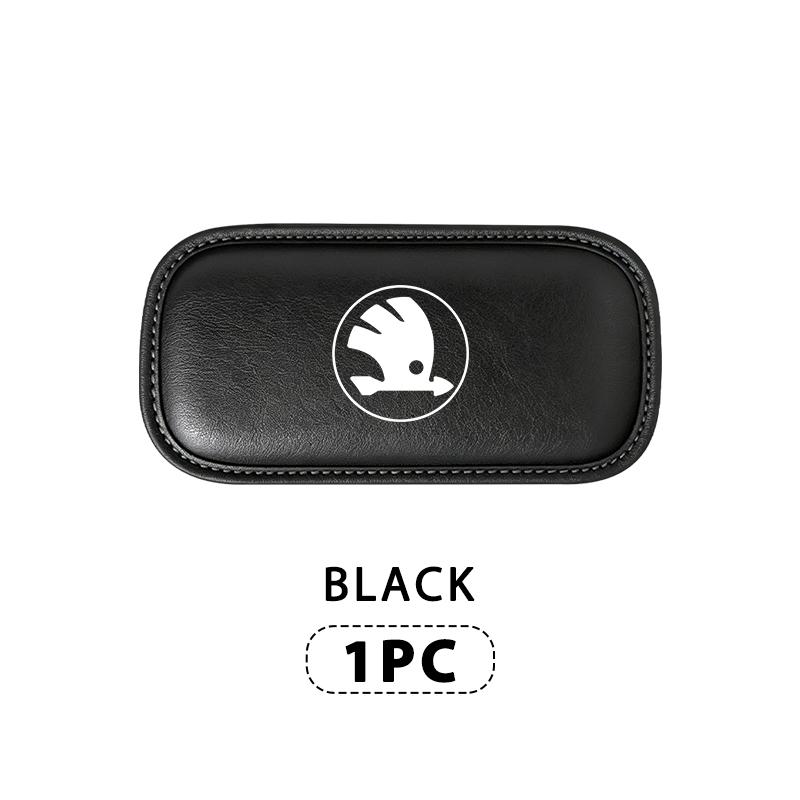 PBMN1 For Skoda Car Interior Leg Knee Rest Pad Leather Cushion Accessories Octavia A5 A7 RS Fabia Superb Rapid Karoq