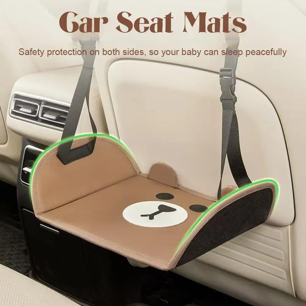 Car Travel Rest Foot Pad Child Adult Long Distance Footrest Portable Adjustable Foot Hammock Auto Universal Rear Seat Leg Rest