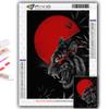 5D DIY Diamond Painting Ferocious Animal Cross Stitch Diamond Art Embroidery  Mosaic Home Deco