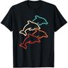 Retro Dolphin Lover Vintage Dolphin Men Women T-Shirt