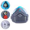 Silicone Dustproof Half Mask Replaceable Filter Cotton Cleanable Respirator Reusable Dust Face Mask