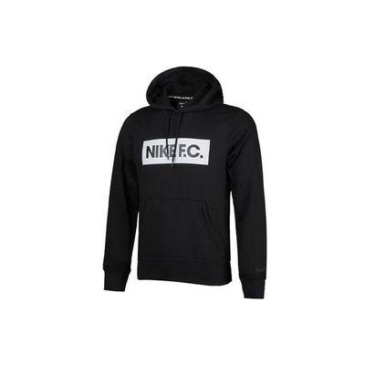 Nike FC. Ležérna futbalová mikina s fleecovou podšívkou Pánske vrchné oblečenie Čierna CT2012-010
