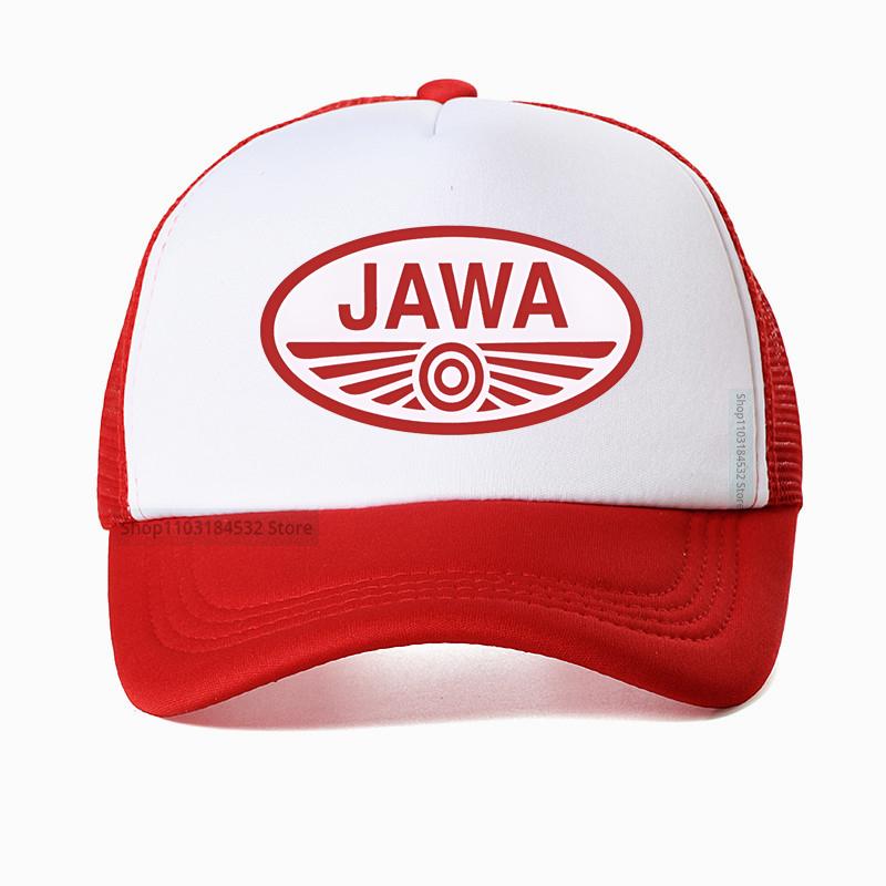 

Fashion JAWA Motorcycle Baseball Cap Women And Unisex Cool Jawa Hat Adjustable Mesh breathable baseball Cap