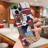 For iPhone 16 Samsung S23 S22 A13 A23 A52 A33 Huawei Honor Xiaomi Redmi OPPO Vivo Cartoon Old Man Design Full Lens Protect Hard Shockproof Back Case