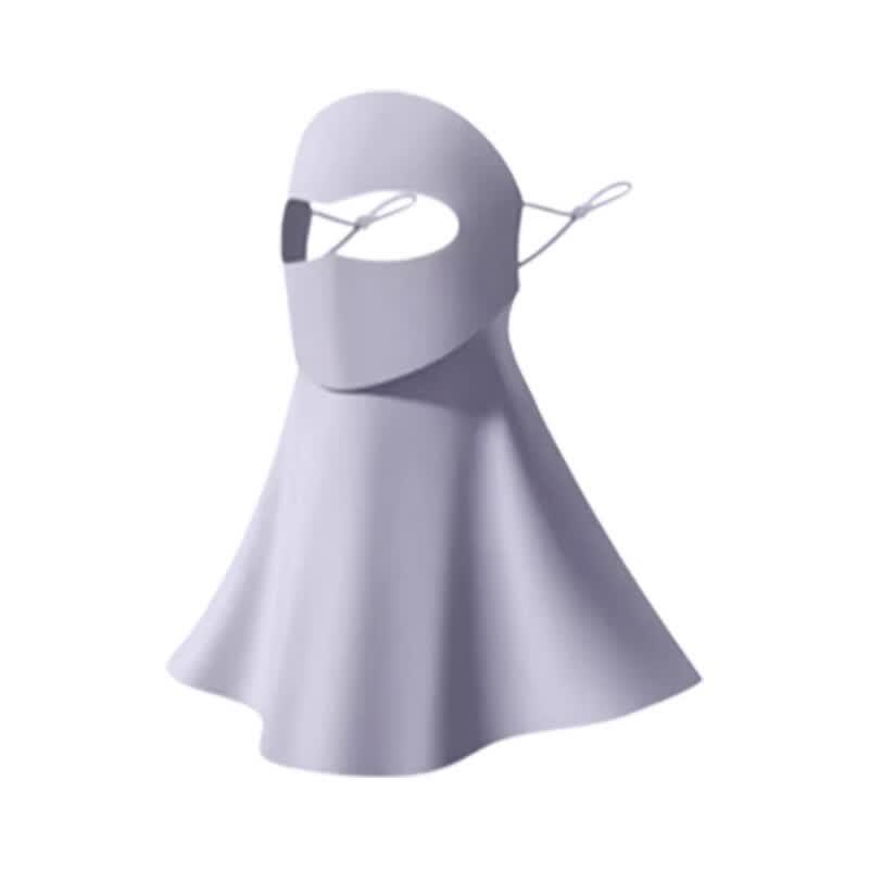 Drink-Friendly UV Protection Face Mask with Neck Cover for Women