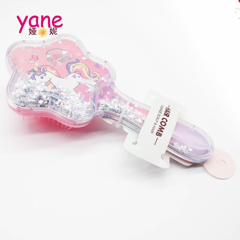 High Quality Unicorn Air Cushion Hairbrush for Girls Hot Selling